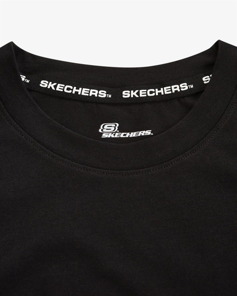 Skechers W Graphic Tee Big Logo T-Shirt Kadın Siyah Günlük T-shirt - S212923-001
