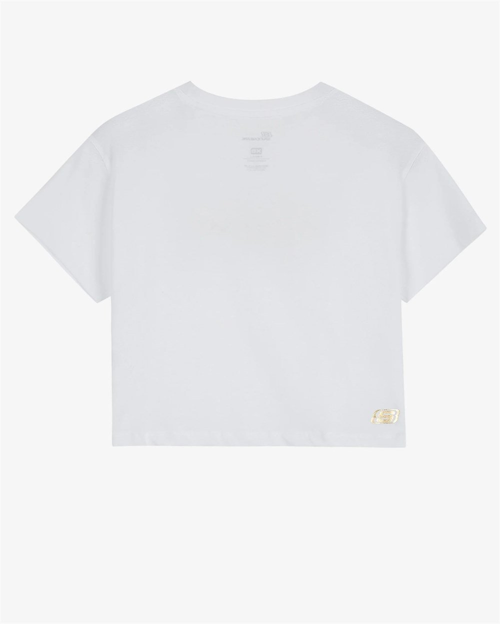 Skechers W Graphic Tee Shiny Logo T-Shirt Kadın Beyaz Günlük T-shirt - S221460-102