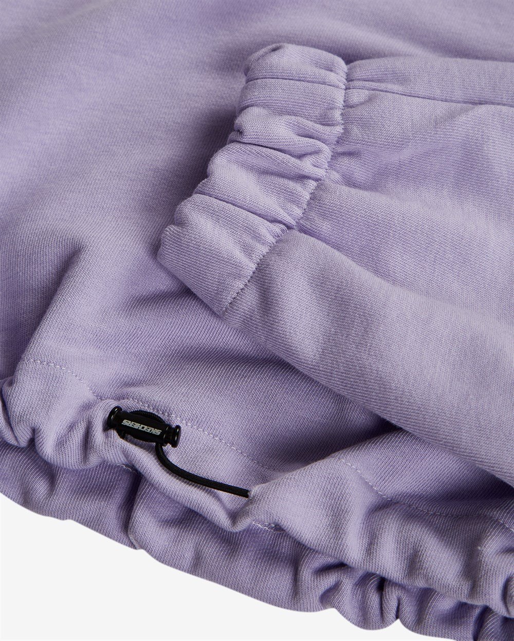 Skechers W Terry Fleece Elastic Detailed Crop Sweatshirt Kadın Lila Günlük Sweatshirt - S221109-505