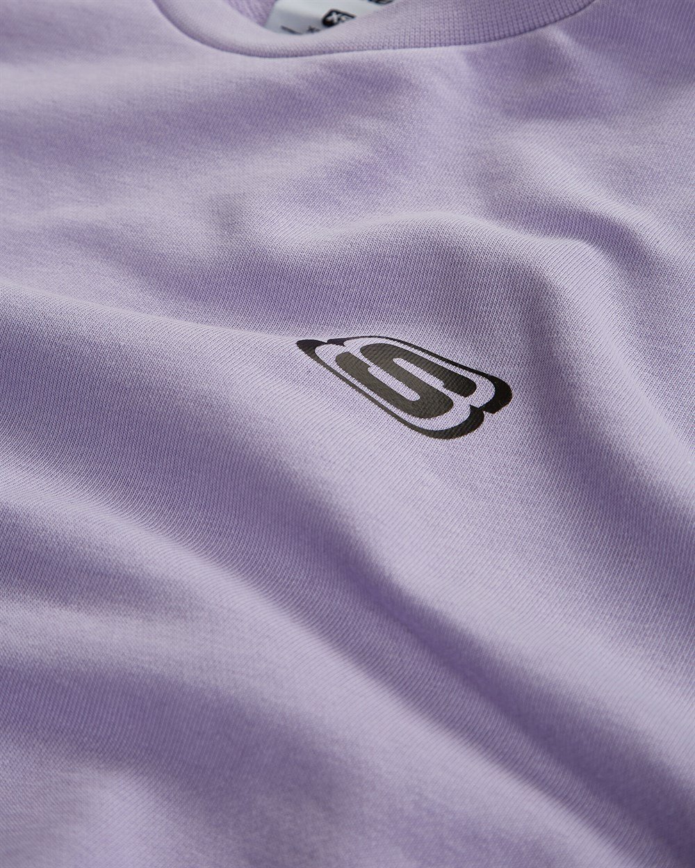 Skechers W Terry Fleece Elastic Detailed Crop Sweatshirt Kadın Lila Günlük Sweatshirt - S221109-505