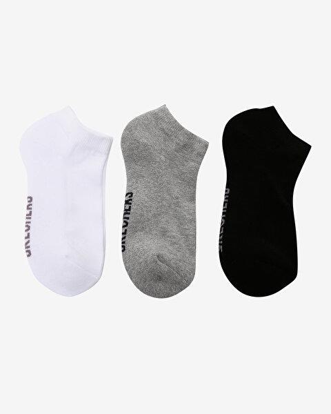 Socks U 3 Pack Padded Low Cut Sock Unisex Çorap