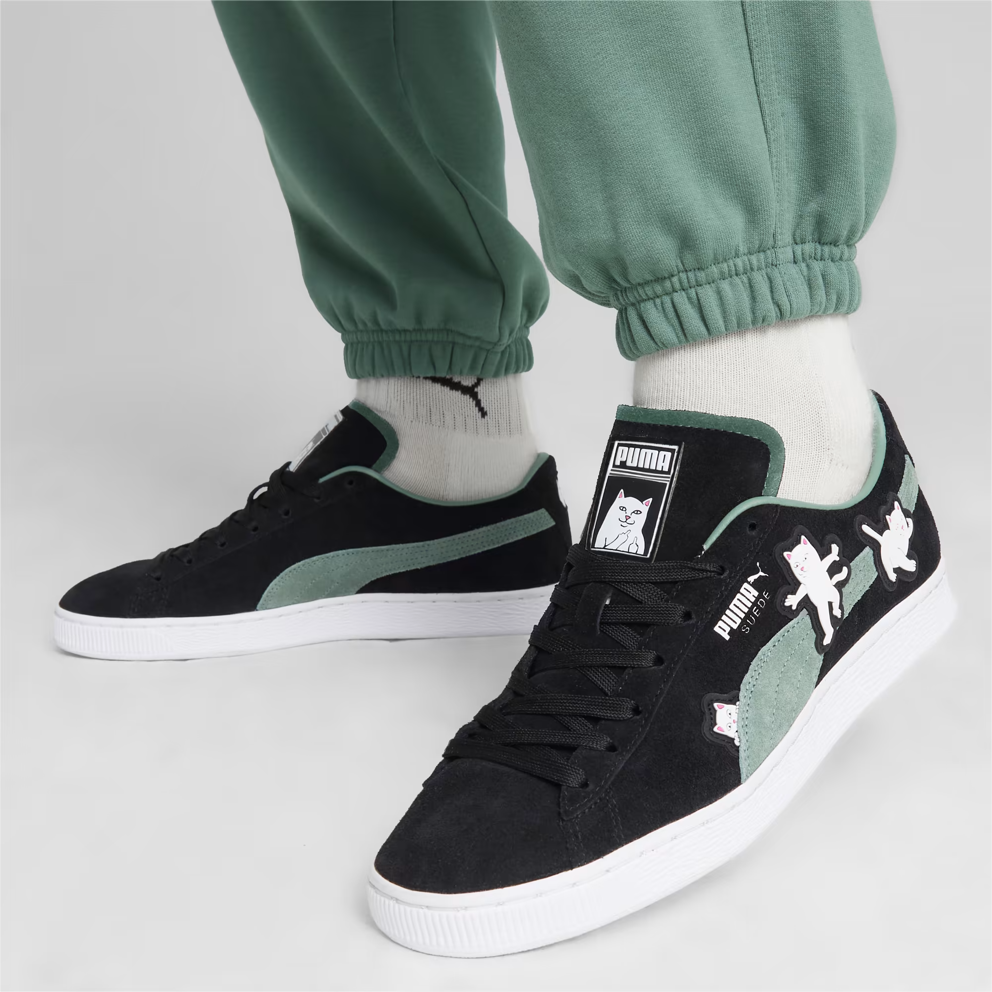 Suede Black Ripndip Erkek Sneaker