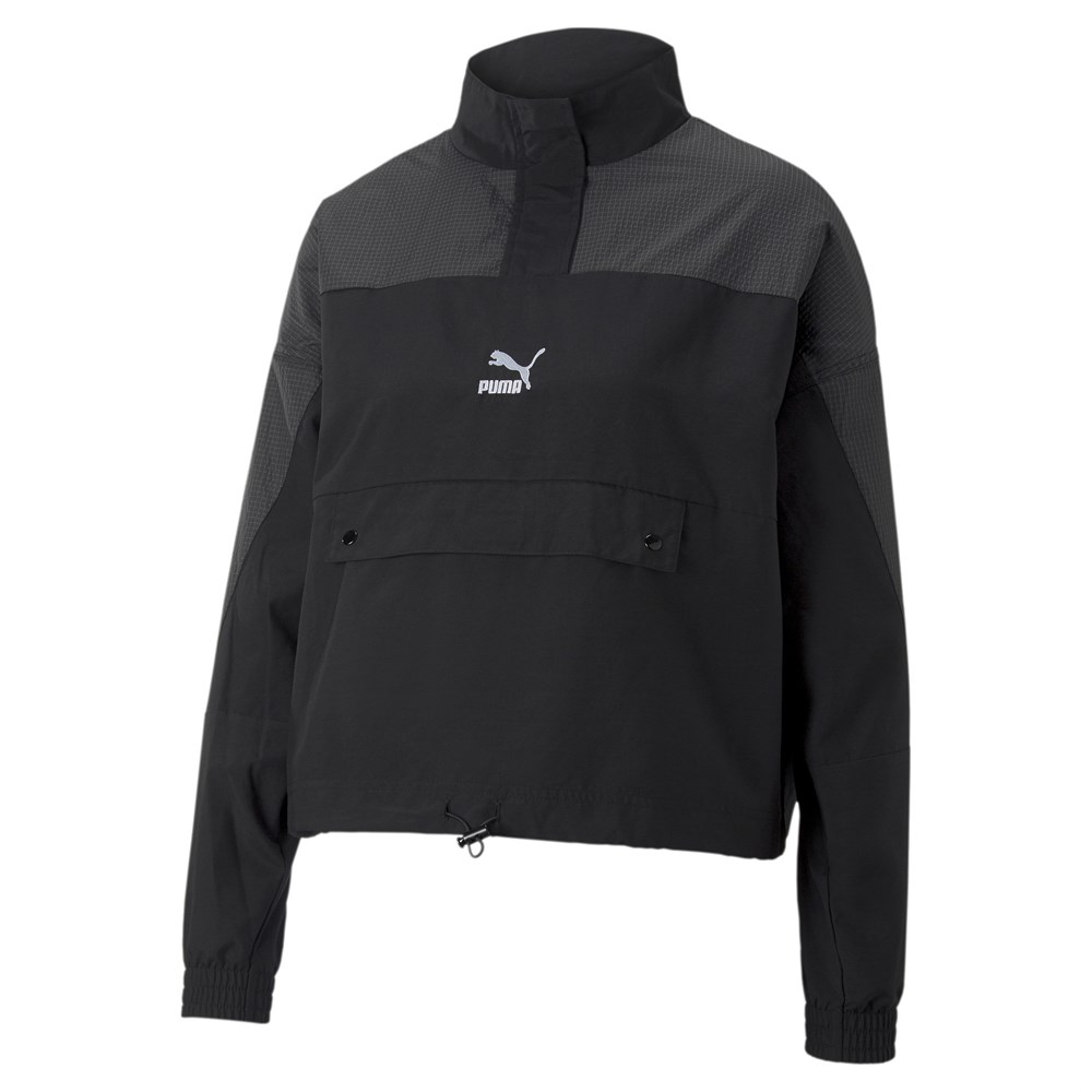 Swxp Relaxed Half Zip Woven Jacket