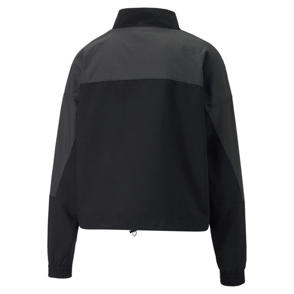 Swxp Relaxed Half Zip Woven Jacket