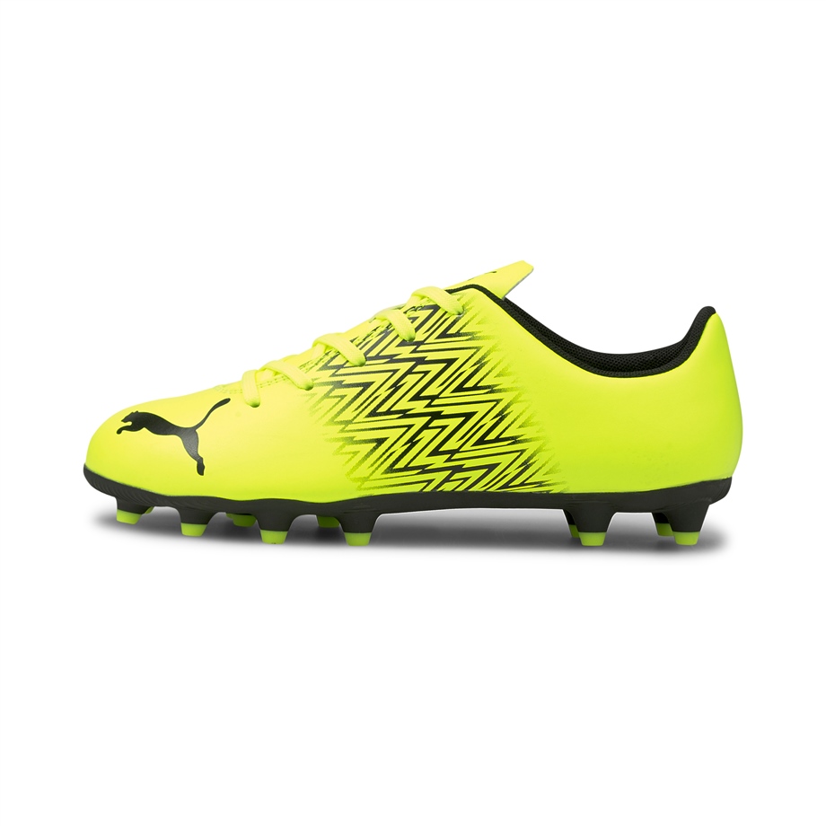 TACTO FG AG Jr Yellow Alert-Puma Black