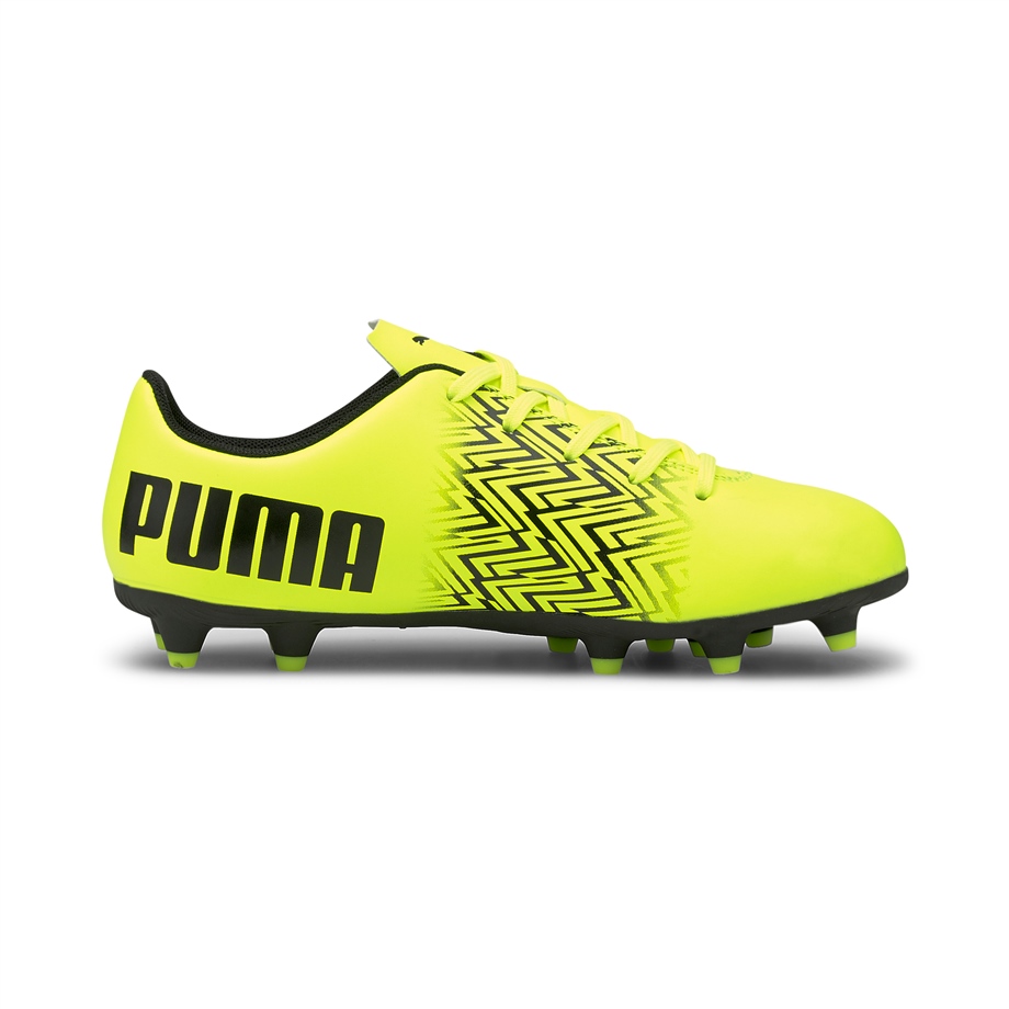 TACTO FG AG Jr Yellow Alert-Puma Black
