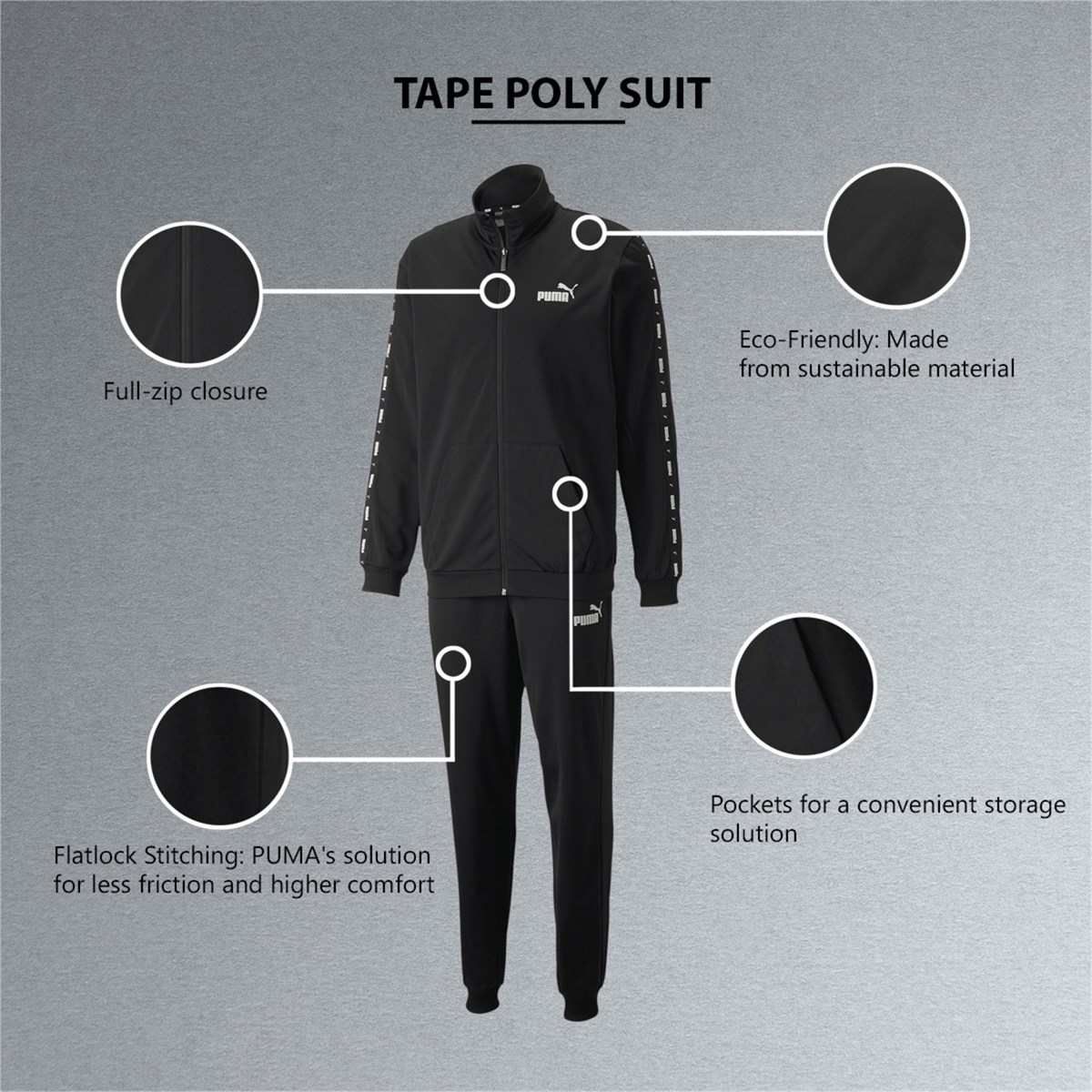 Tape Poly Suit Cl