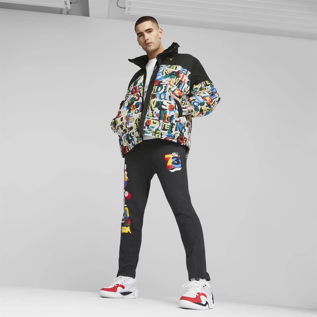 Trash Talk Aop Puffer Erkek Mont