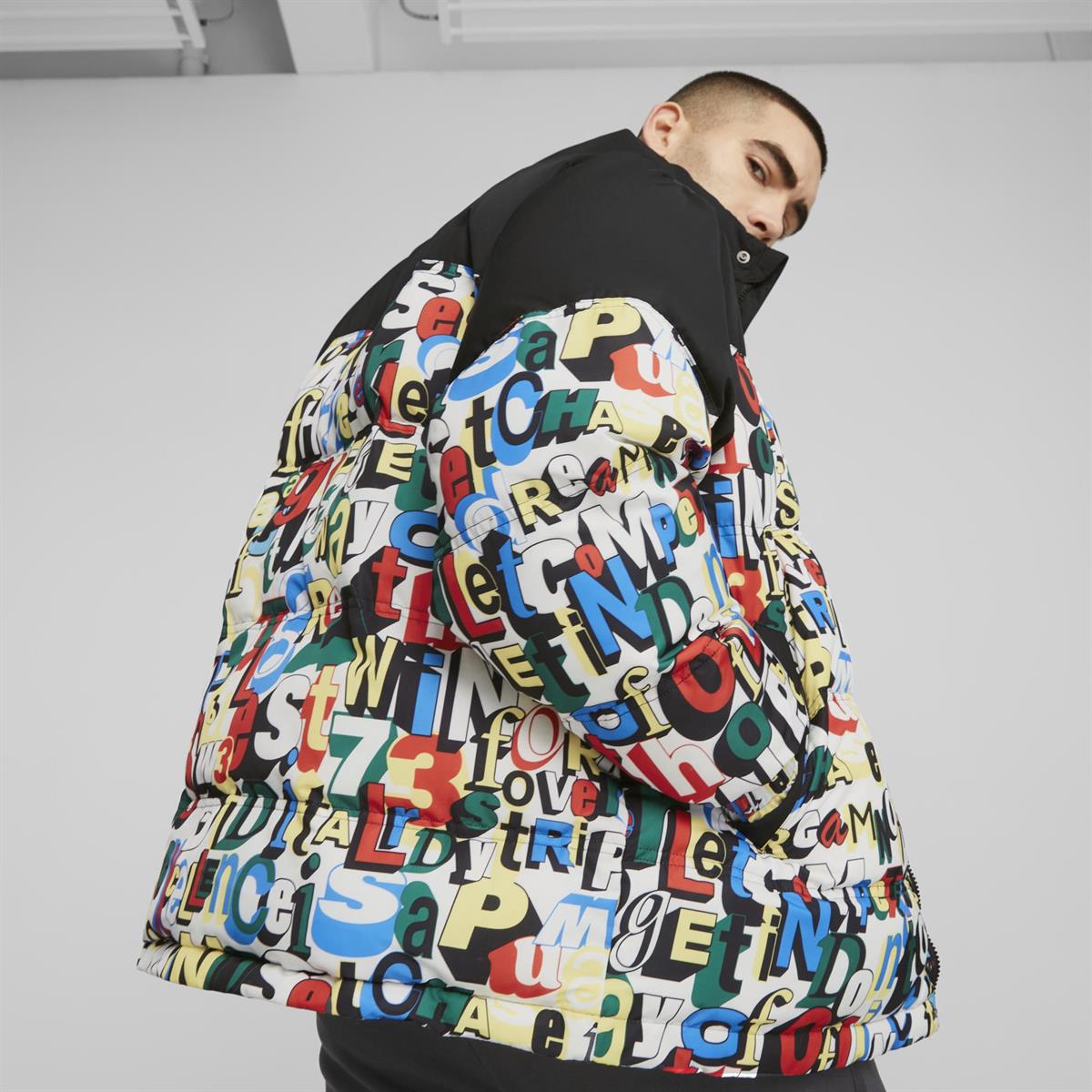 Trash Talk Aop Puffer Erkek Mont