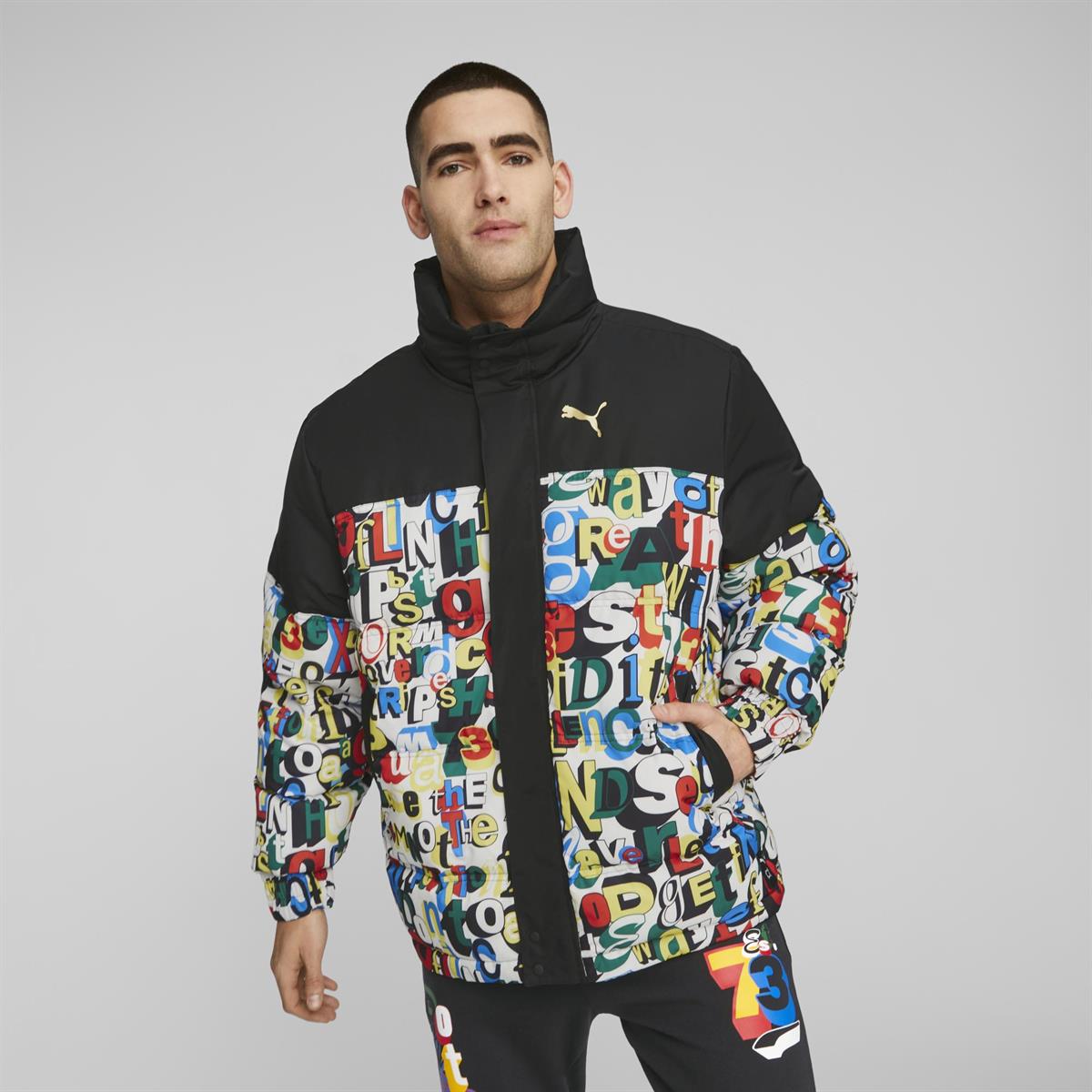 Trash Talk Aop Puffer Erkek Mont