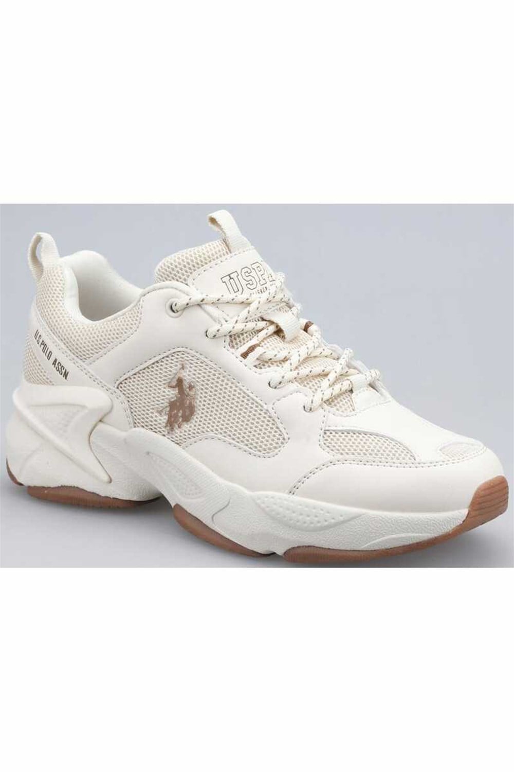 U.S. Polo Assn. 2M Maybe Wmn 2Fx Kadın Krem Günlük Spor Ayakkabı - 101081720