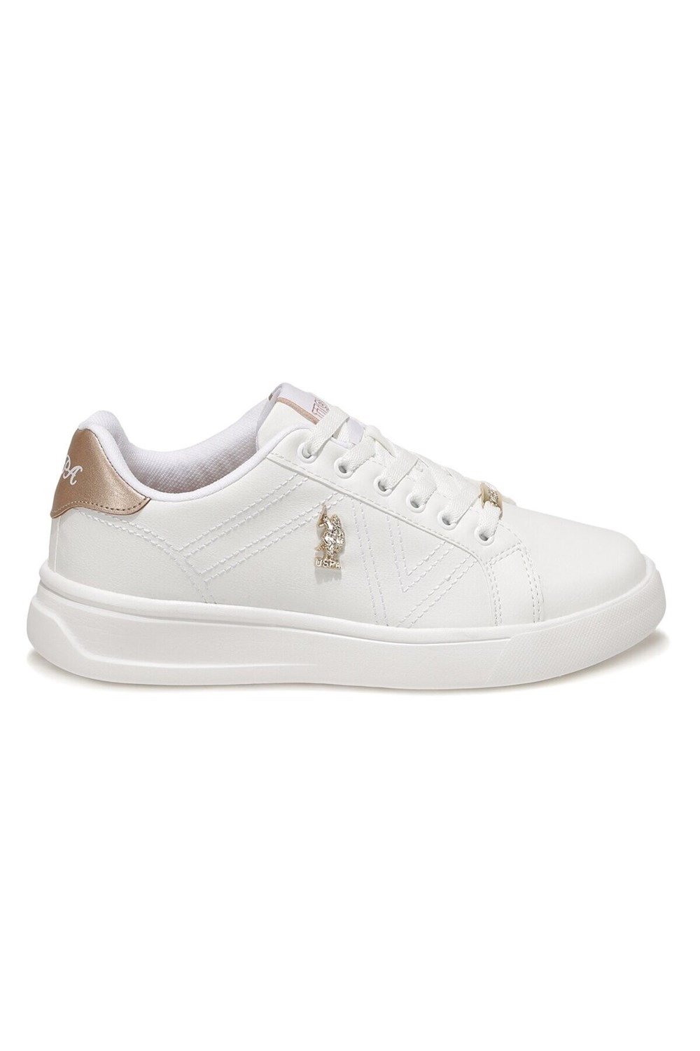 U.S. Polo Assn. 2P Exxy 2Fx Kadın Beyaz Günlük Spor Ayakkabı - 101087244
