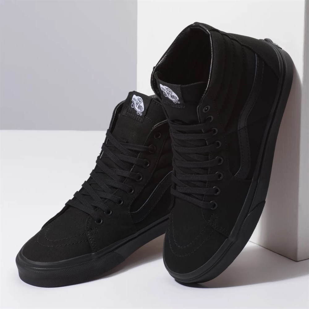 Vans SK8-HI Unisex Siyah Siyah Günlük Ayakkabı - VN000TS9BJ41