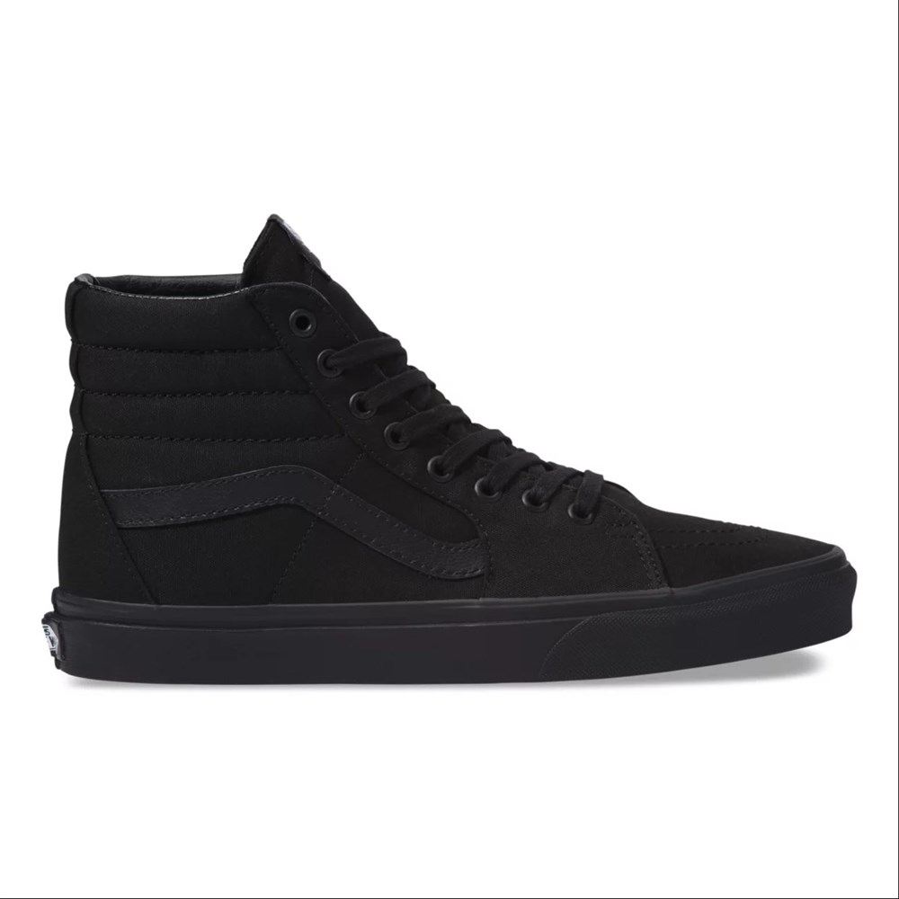 Vans SK8-HI Unisex Siyah Siyah Günlük Ayakkabı - VN000TS9BJ41