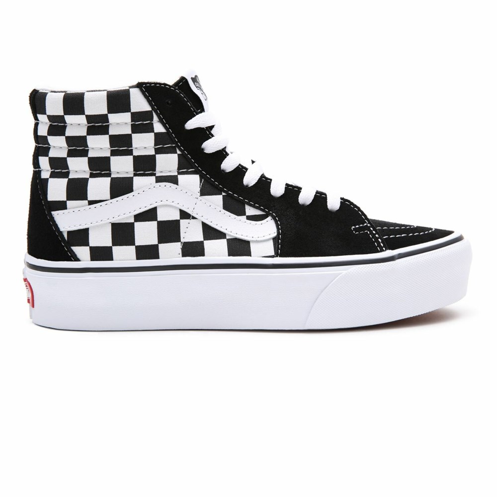 Vans UA SK8-Hi Platform 2.0 Kadın Siyah Siyah Günlük Ayakkabı - VN0A3TKNQXH1