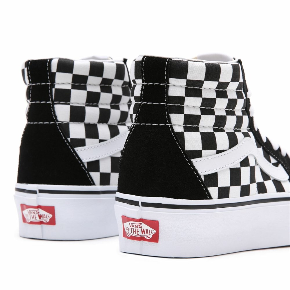 Vans UA SK8-Hi Platform 2.0 Kadın Siyah Siyah Günlük Ayakkabı - VN0A3TKNQXH1
