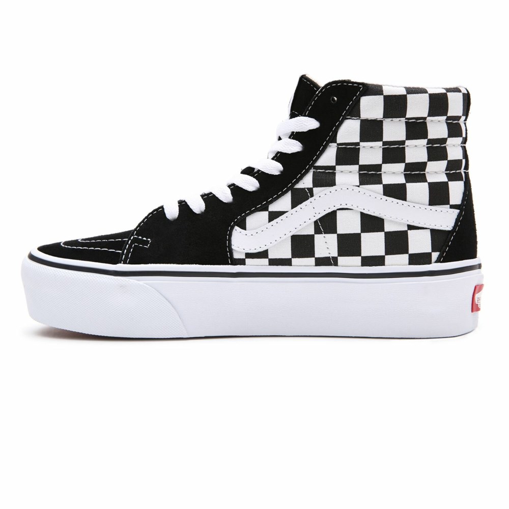 Vans UA SK8-Hi Platform 2.0 Kadın Siyah Siyah Günlük Ayakkabı - VN0A3TKNQXH1