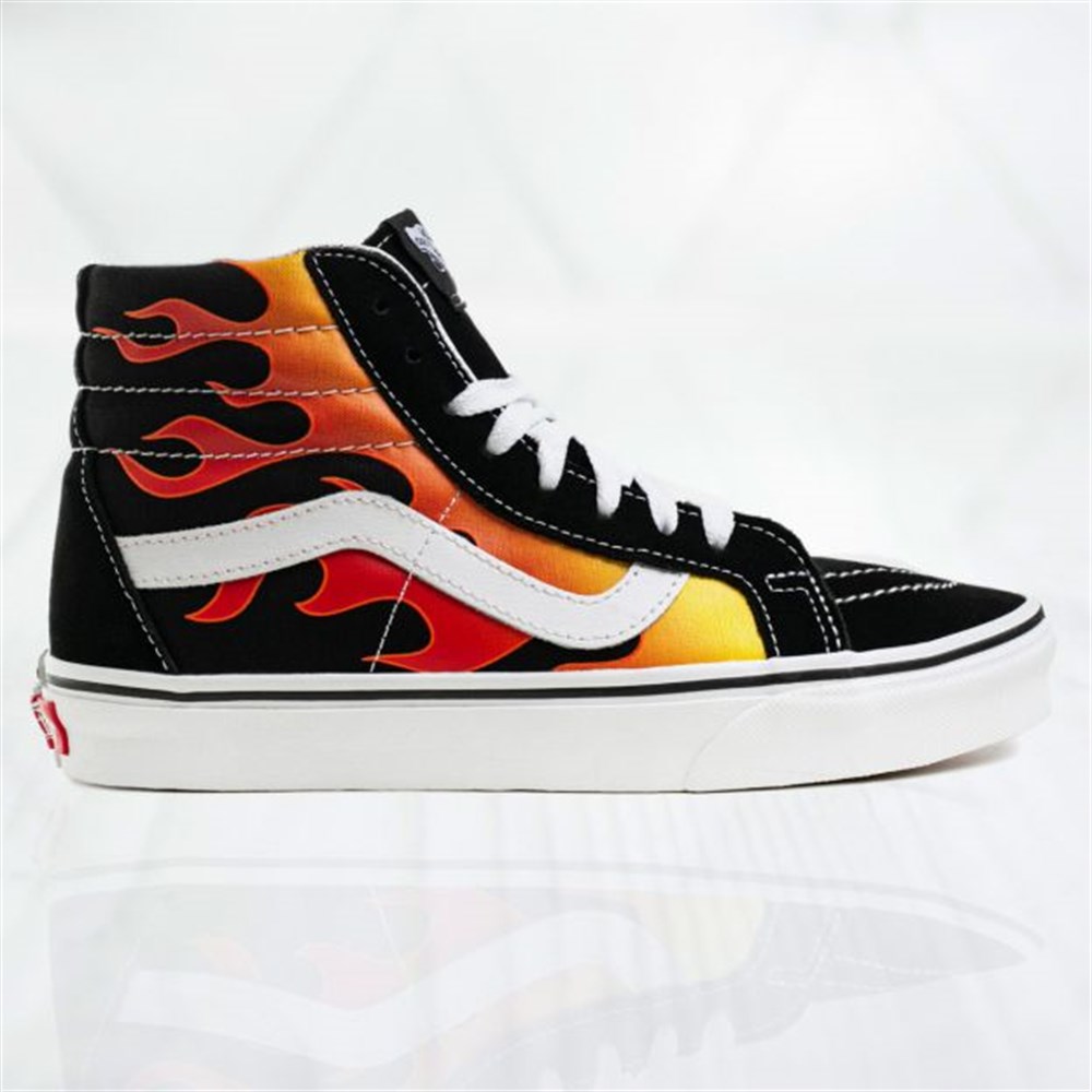 Vans UA SK8-Hi Reissue Erkek Siyah Siyah Günlük Ayakkabı - VN0A2XSBPHN1