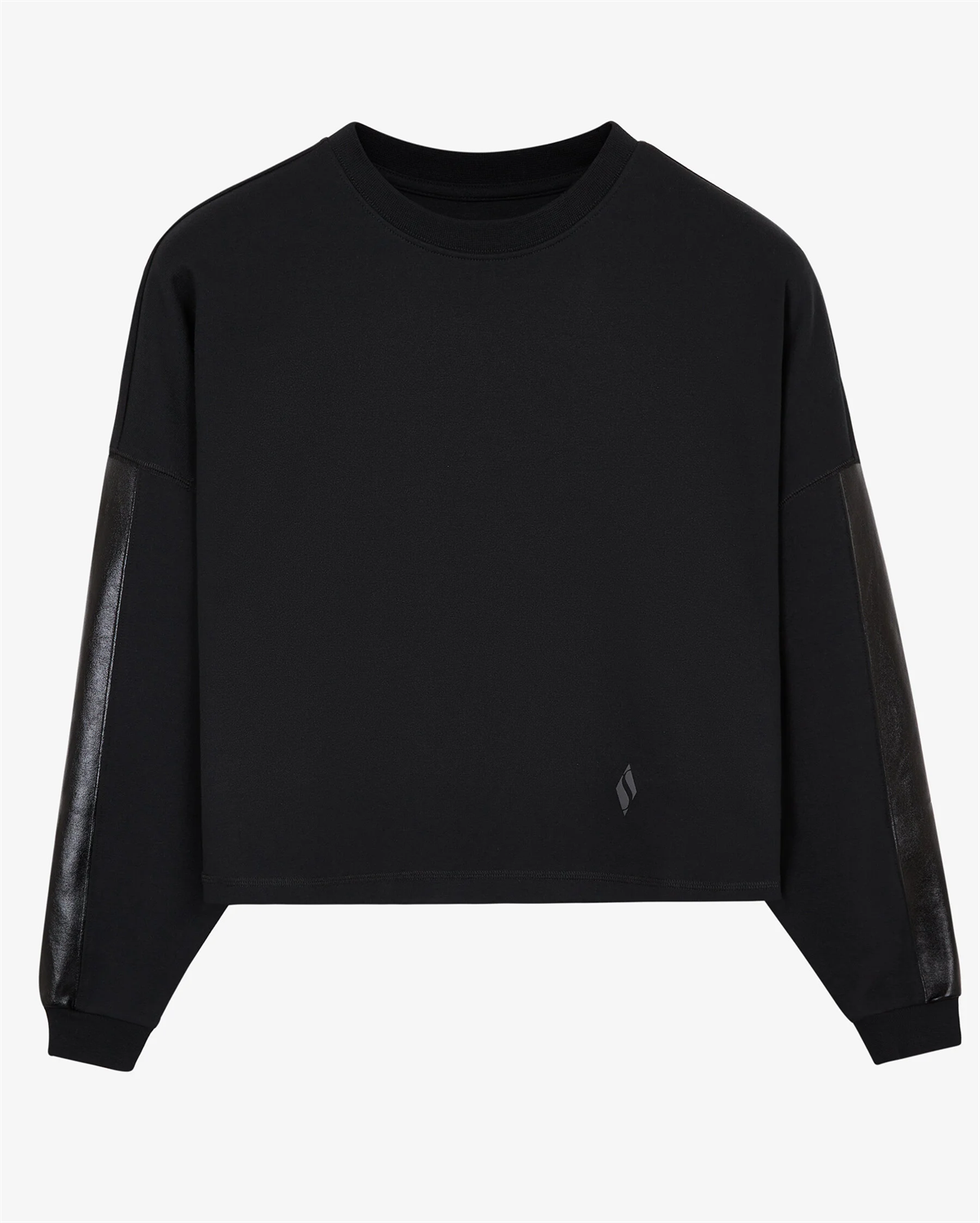 W 2XI-Lock Foil Covered Crew Neck Sweatshirt
