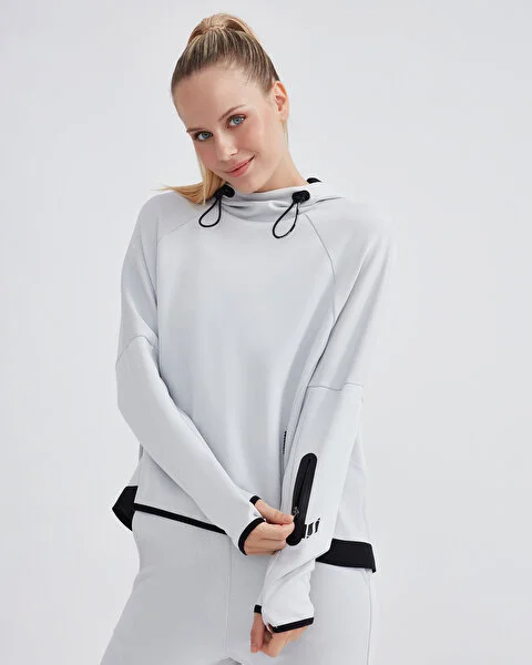W 2XI-Lock Hoodie Sweatshirt Kadın Sweatshirt