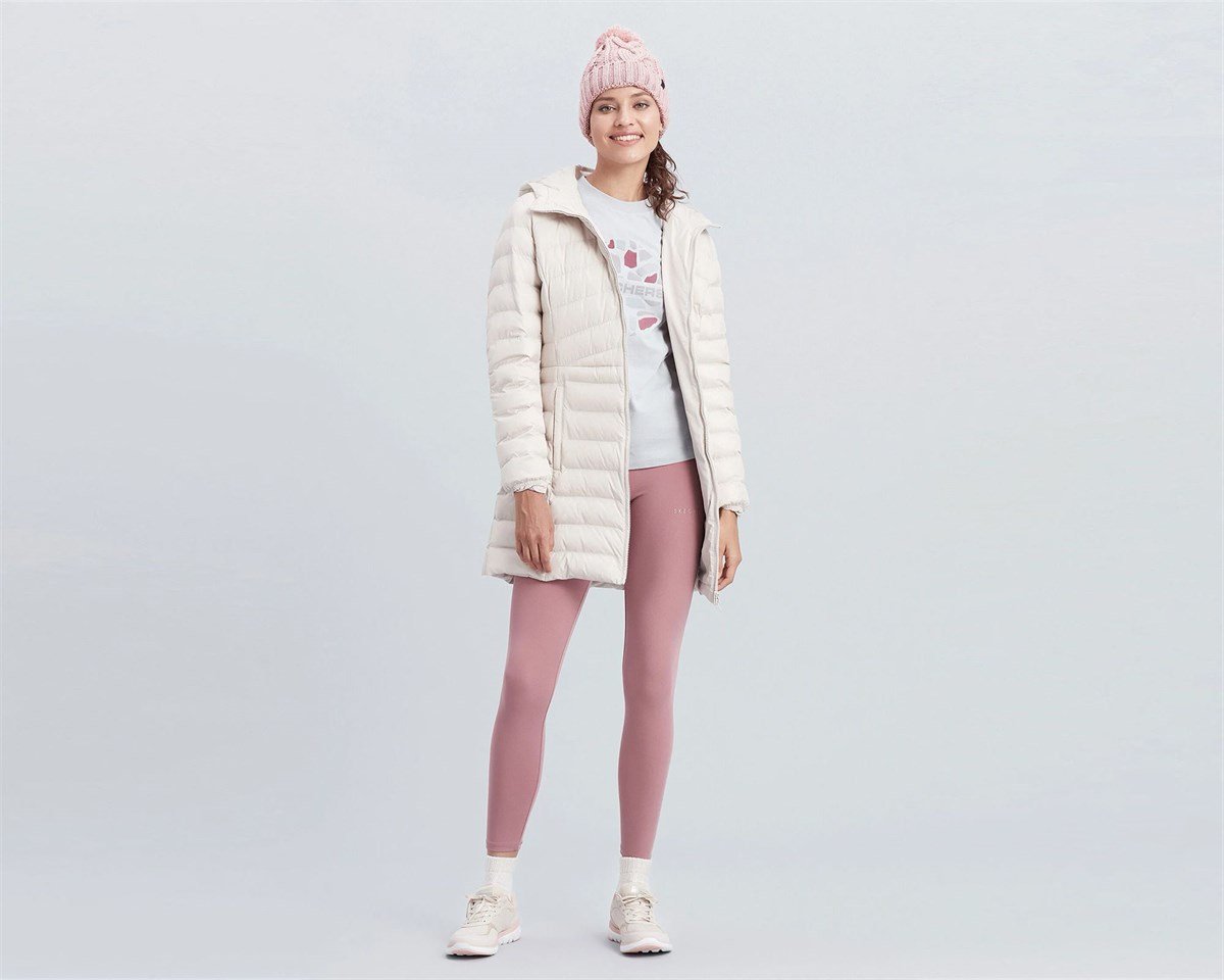 W Essential Maxi Length Hooded Jacket