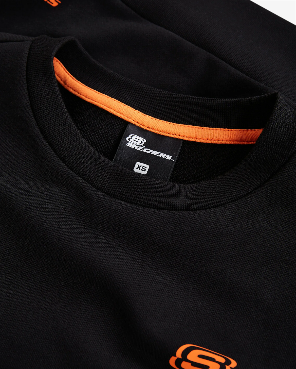 W LW Fleece Fabric Block Crew Neck Sweatshirt