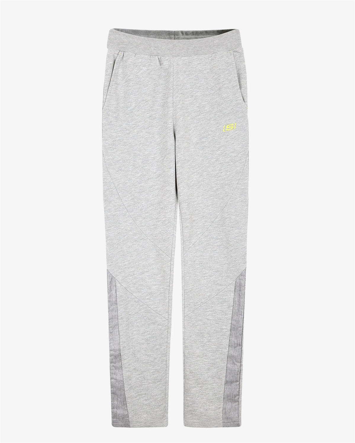 W LW Fleece Fabric Block Slim Sweatpant