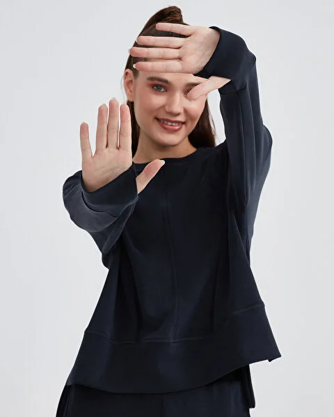 W Soft Touch Crew Neck Sweatshirt Kadın Sweatshirt