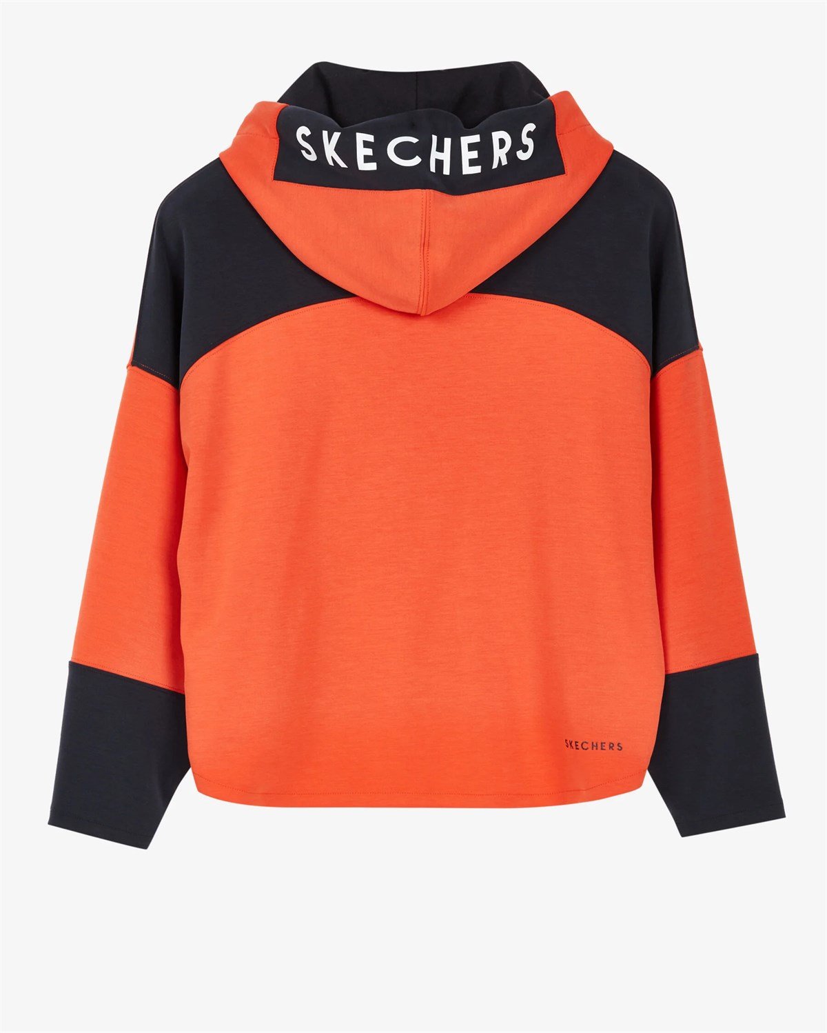 W Soft Touch Floral Printed Logo Hoodie