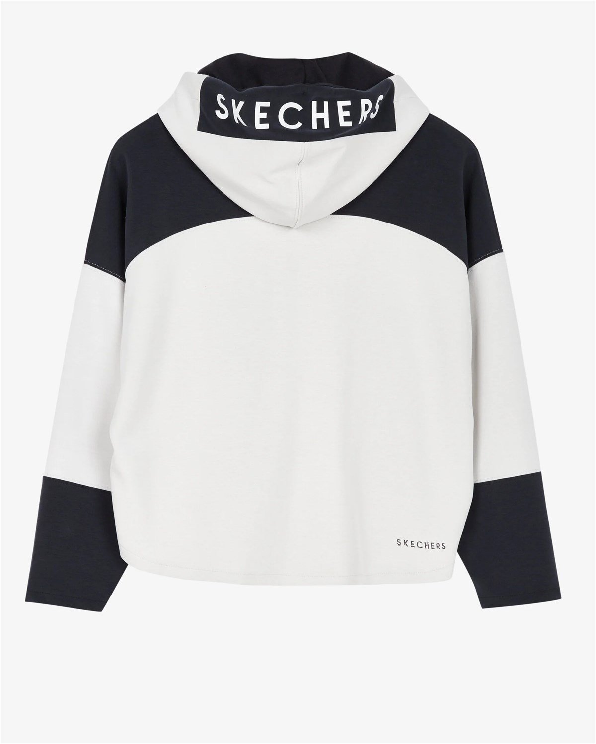 W Soft Touch Floral Printed Logo Hoodie