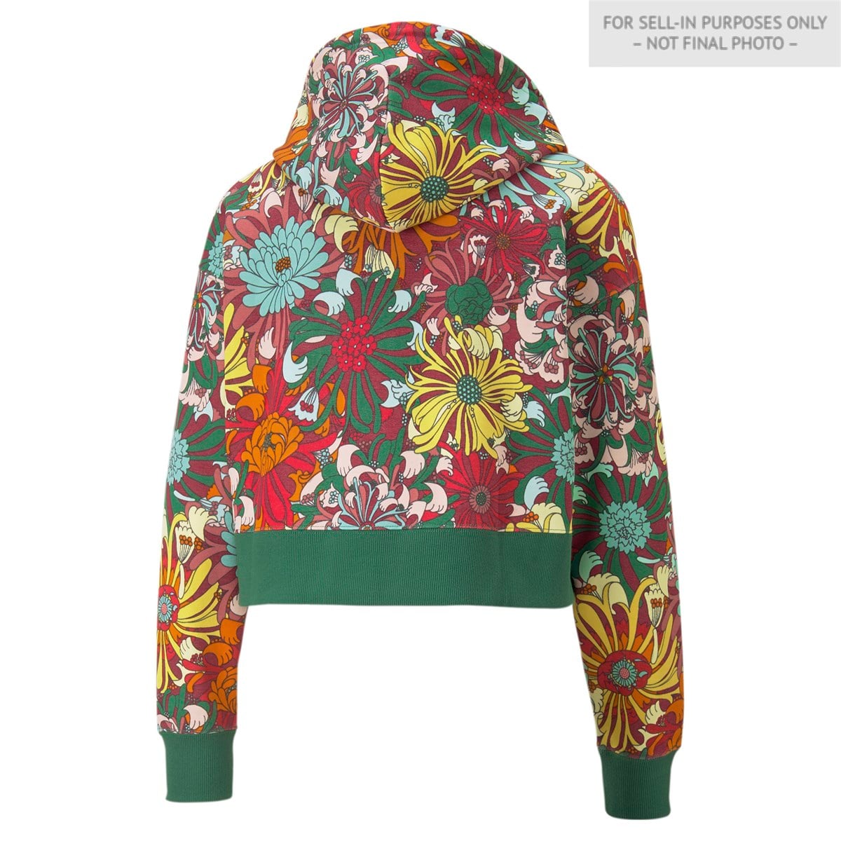 X Liberty Aop Cropped Hoodie Tr