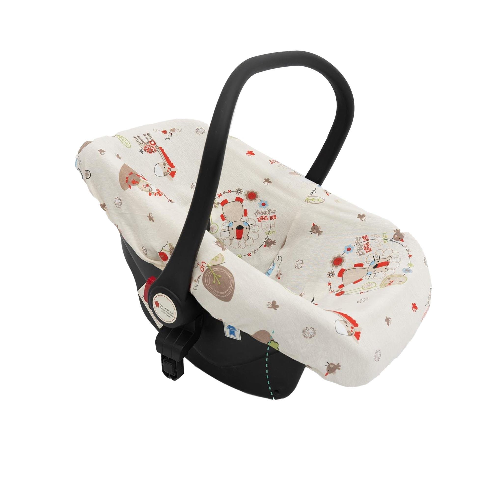  Mordesign Bebek Puset Çarşafı, %100 Pamuklu Ranforce Kumaş, Animal Seri 