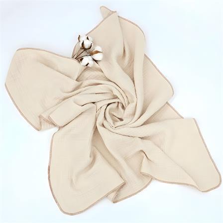 %100 Pamuk 4 Katlı Müslin Bebek Battaniyesi, Bebek Kundağı, Müslin Örtü, Yenidoğan Kundak, Soft Seri