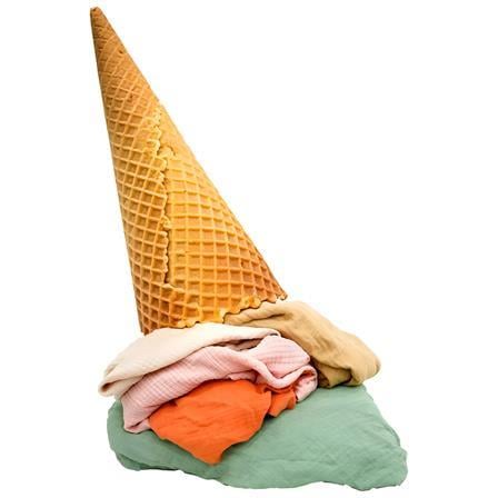 %100 Pamuk 4 Katlı Müslin Bebek Battaniyesi, Bebek Kundağı, Müslin Örtü & 2'li Mama Önlüğü Set