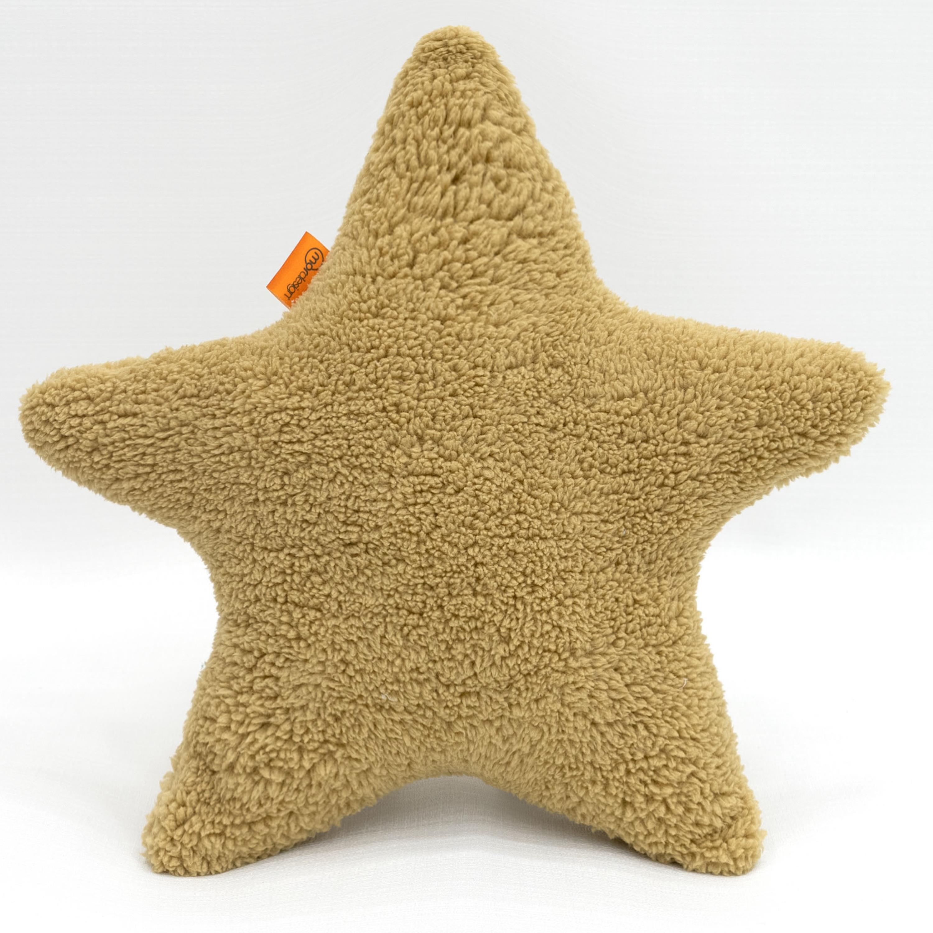 3'lü Set Bulut Yıldız Ay, Dekoratif Yastık, Süper Kabarık Teddy Kumaş Yastık, Morteddy Sky Serisi