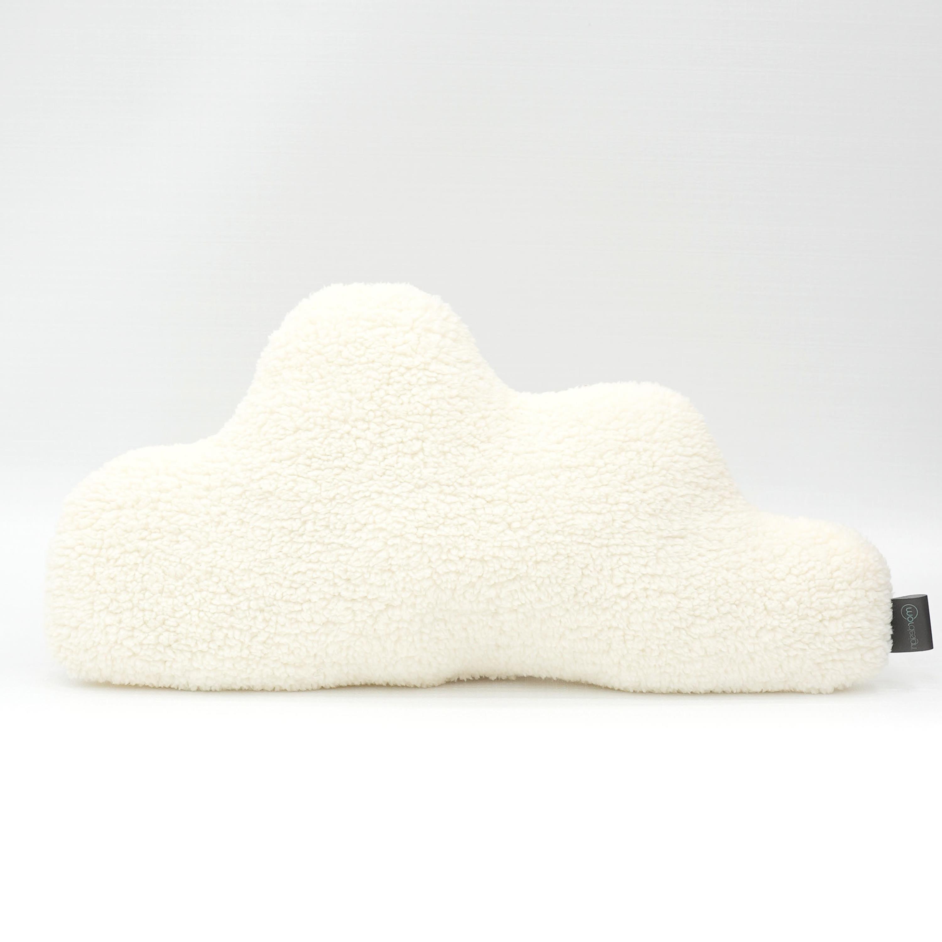 3'lü Set Bulut Yıldız Ay, Dekoratif Yastık, Süper Kabarık Teddy Kumaş Yastık, Morteddy Sky Serisi