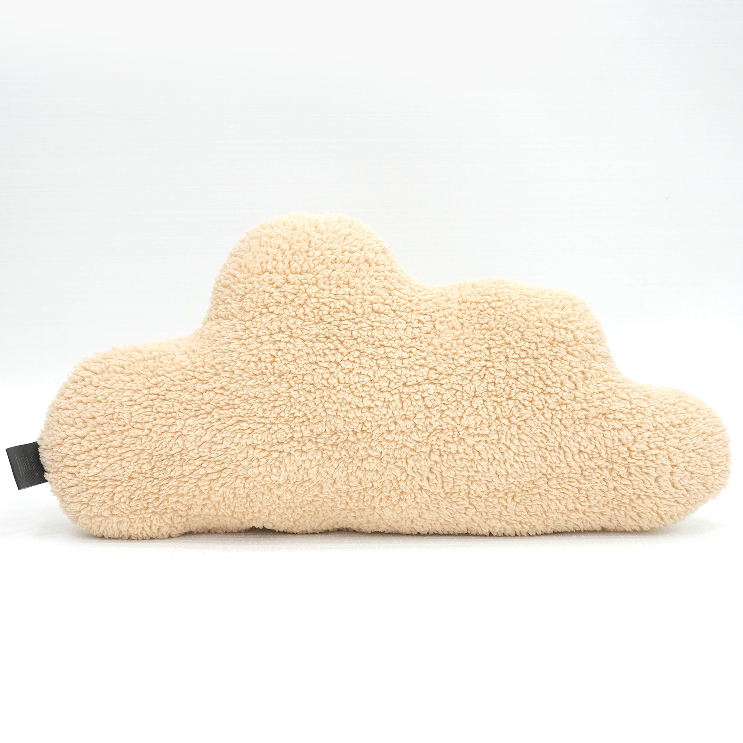 3'lü Set Bulut Yıldız Ay, Dekoratif Yastık, Süper Kabarık Teddy Kumaş Yastık, Morteddy Sky Serisi