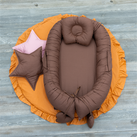 Babynest Ortopedik Bebek Yatağı, Anne Yanı Bebek Yatağı, Ergonomik Tasarım, Morremix Serisi