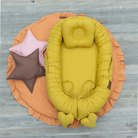 Babynest Ortopedik Bebek Yatağı, Anne Yanı Bebek Yatağı, Ergonomik Tasarım, Morremix Serisi