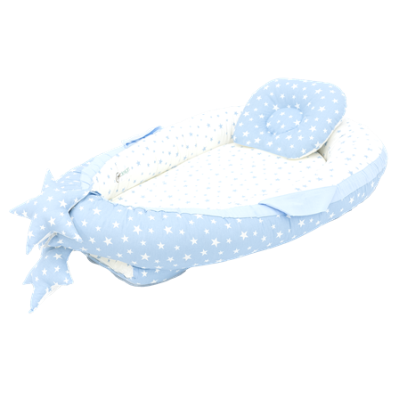 Babynest Ortopedik Bebek Yatağı, Anne Yanı Bebek Yatağı, Ergonomik Tasarım, Stars Serisi