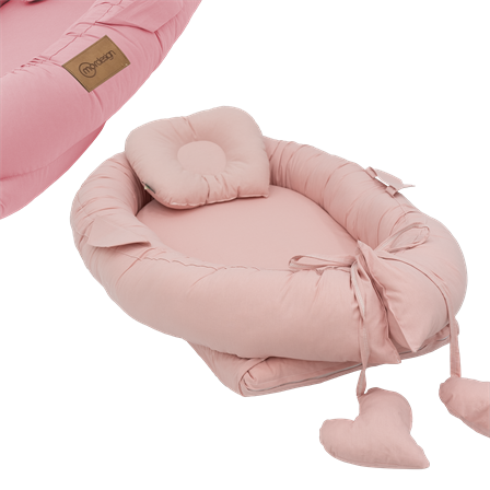Babynest Ortopedik Bebek Yatağı, Anne Yanı Bebek Yatağı, Ergonomik Tasarım, Morremix Serisi