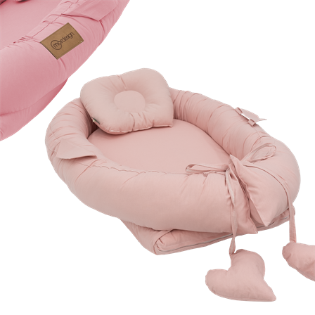 Babynest Ortopedik Bebek Yatağı, Anne Yanı Bebek Yatağı, Ergonomik Tasarım, Morremix Serisi