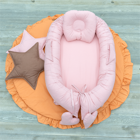 Babynest Ortopedik Bebek Yatağı, Anne Yanı Bebek Yatağı, Ergonomik Tasarım, Morremix Serisi