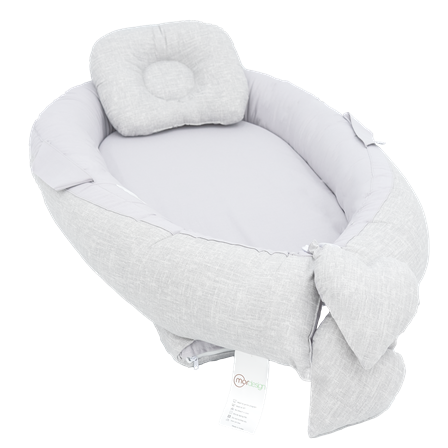 Babynest Ortopedik Bebek Yatağı, Anne Yanı Bebek Yatağı, Ergonomik Tasarım, Stars Serisi