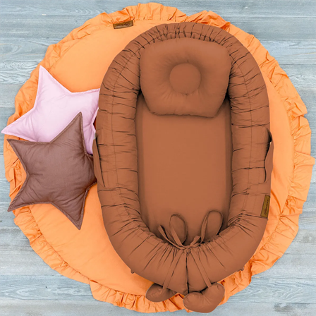 Babynest Ortopedik Bebek Yatağı, Anne Yanı Bebek Yatağı, Ergonomik Tasarım, Morremix Serisi