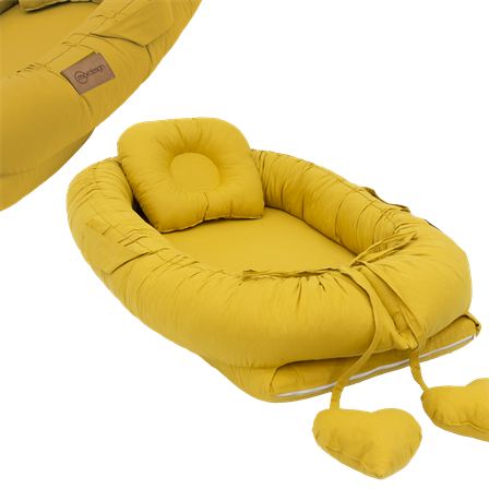 Babynest Ortopedik Bebek Yatağı, Anne Yanı Bebek Yatağı, Ergonomik Tasarım, Morremix Serisi
