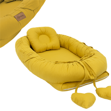 Babynest Ortopedik Bebek Yatağı, Anne Yanı Bebek Yatağı, Ergonomik Tasarım, Morremix Serisi
