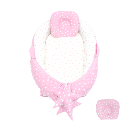 Babynest Ortopedik Bebek Yatağı, Anne Yanı Bebek Yatağı, Ergonomik Tasarım, Stars Serisi