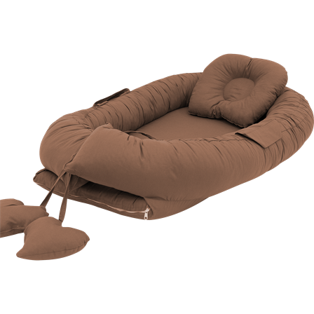 Babynest Ortopedik Bebek Yatağı, Anne Yanı Bebek Yatağı, Ergonomik Tasarım, Morremix Serisi