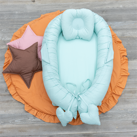 Babynest Ortopedik Bebek Yatağı, Anne Yanı Bebek Yatağı, Ergonomik Tasarım, Morremix Serisi
